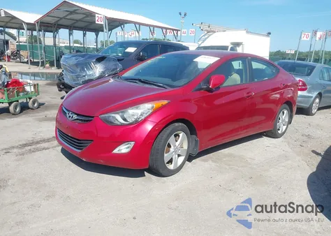 2012 Hyundai Elantra Gls (Ulsan Plant) z USA, uszkodzony, nr VIN KMHDH4AE5CU333413